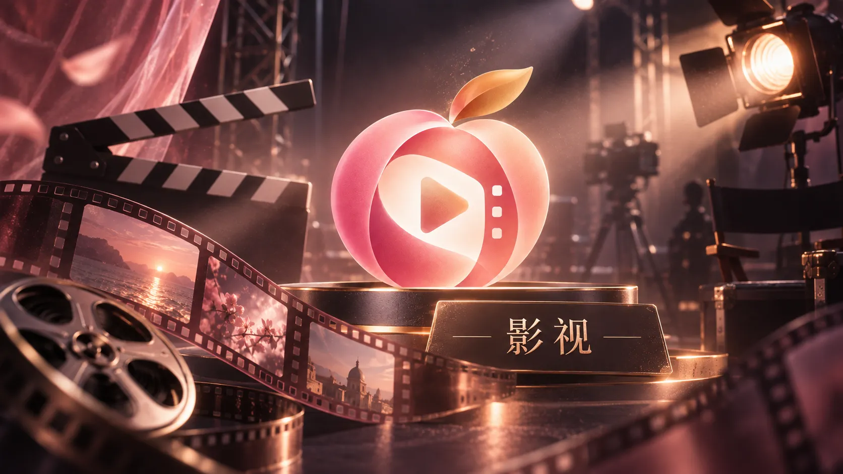 强调构图与色彩的视频内容示意