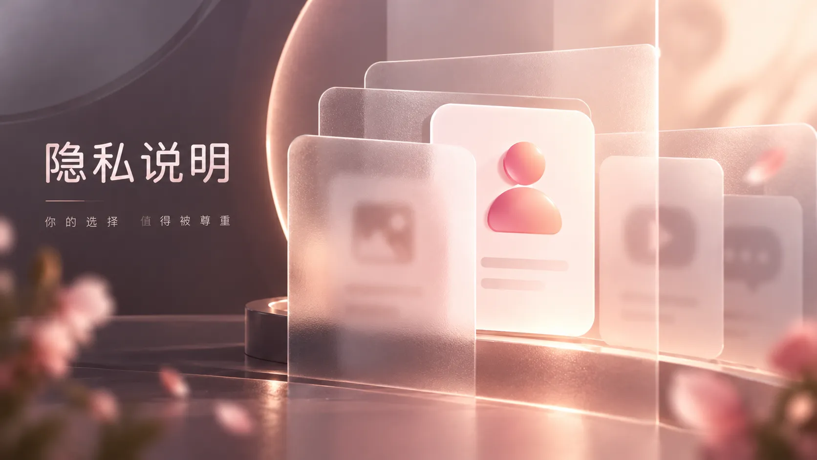 隐私与账号安全内容示意